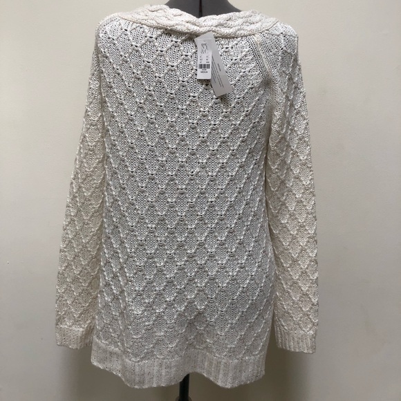 ⚡️sale⚡️New York and Company creme knit sweater - Picture 3 of 8
